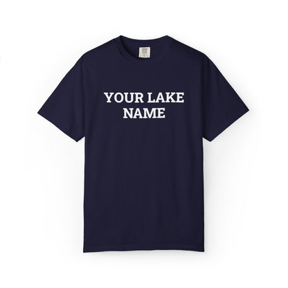 Custom Lake Block Logo Tee