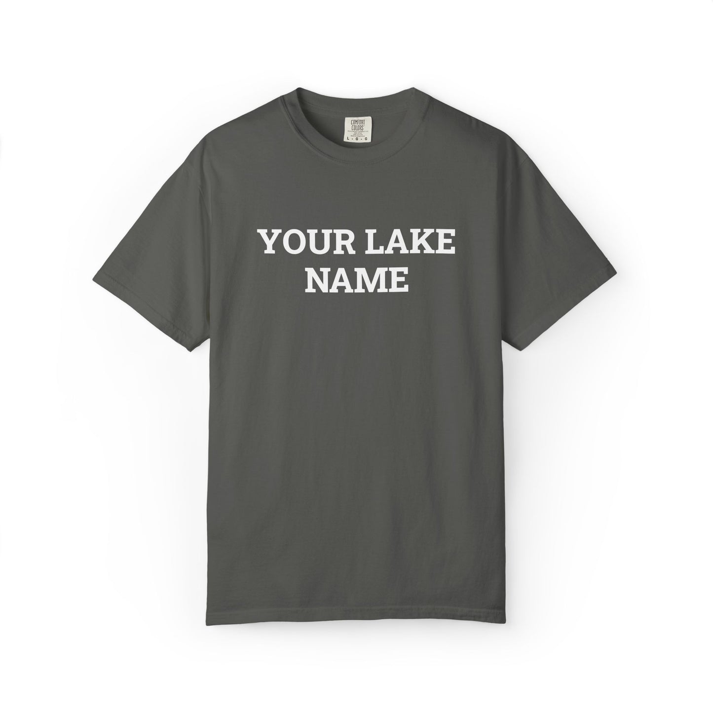 Custom Lake Block Logo Tee