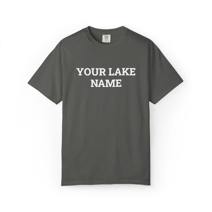 Custom Lake Block Logo Tee