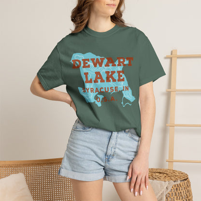 Dewart Lake Map Tee - Unisex