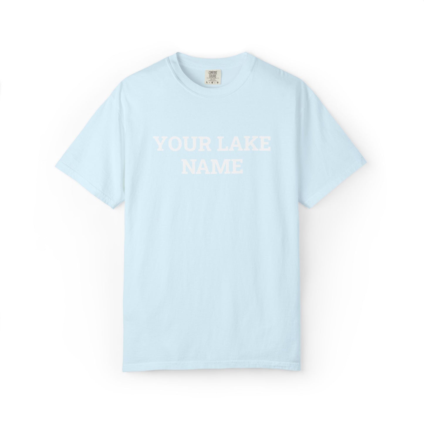 Custom Lake Block Logo Tee
