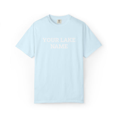 Custom Lake Block Logo Tee