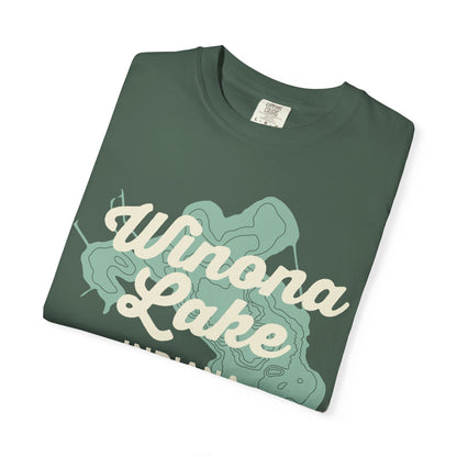 Winona Lake Vintage Map Classic Tee - Unisex