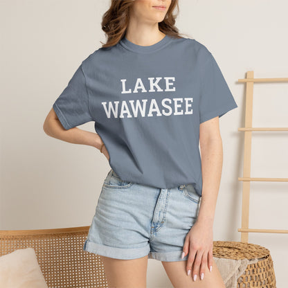 Lake Wawasee Block Logo Classic Tee - Unisex