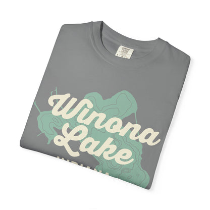 Winona Lake Vintage Map Classic Tee - Unisex