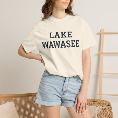 Lake Wawasee Block Logo Classic Tee - Unisex