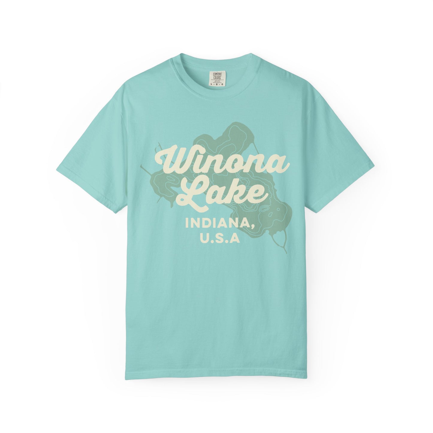 Winona Lake Vintage Map Classic Tee - Unisex