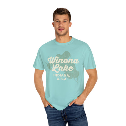 Winona Lake Vintage Map Classic Tee - Unisex