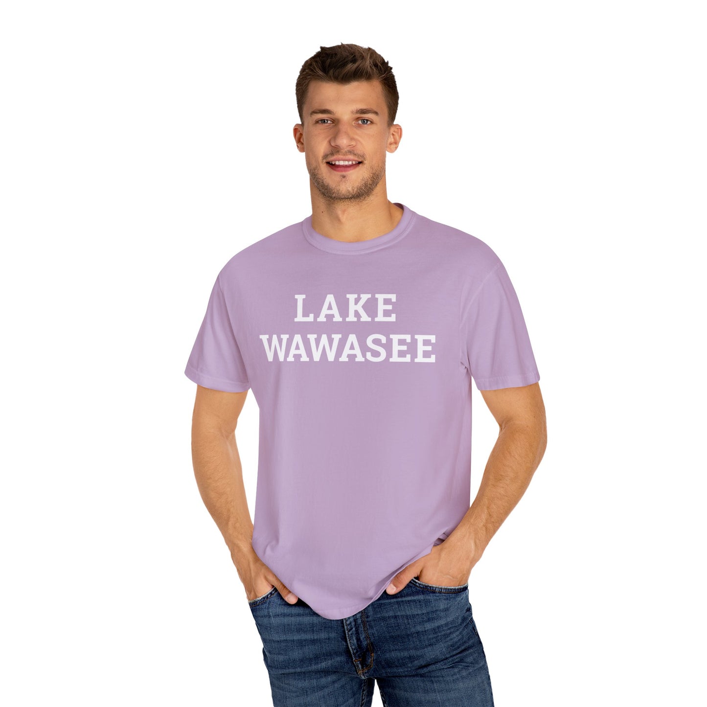 Lake Wawasee Block Logo Classic Tee - Unisex