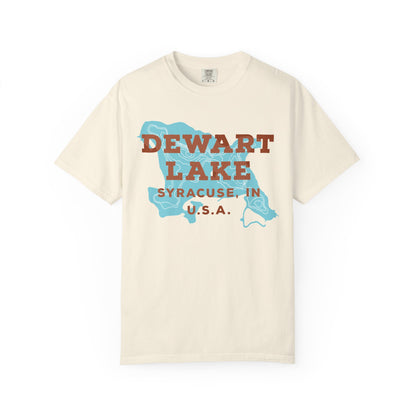 Dewart Lake Map Tee - Unisex