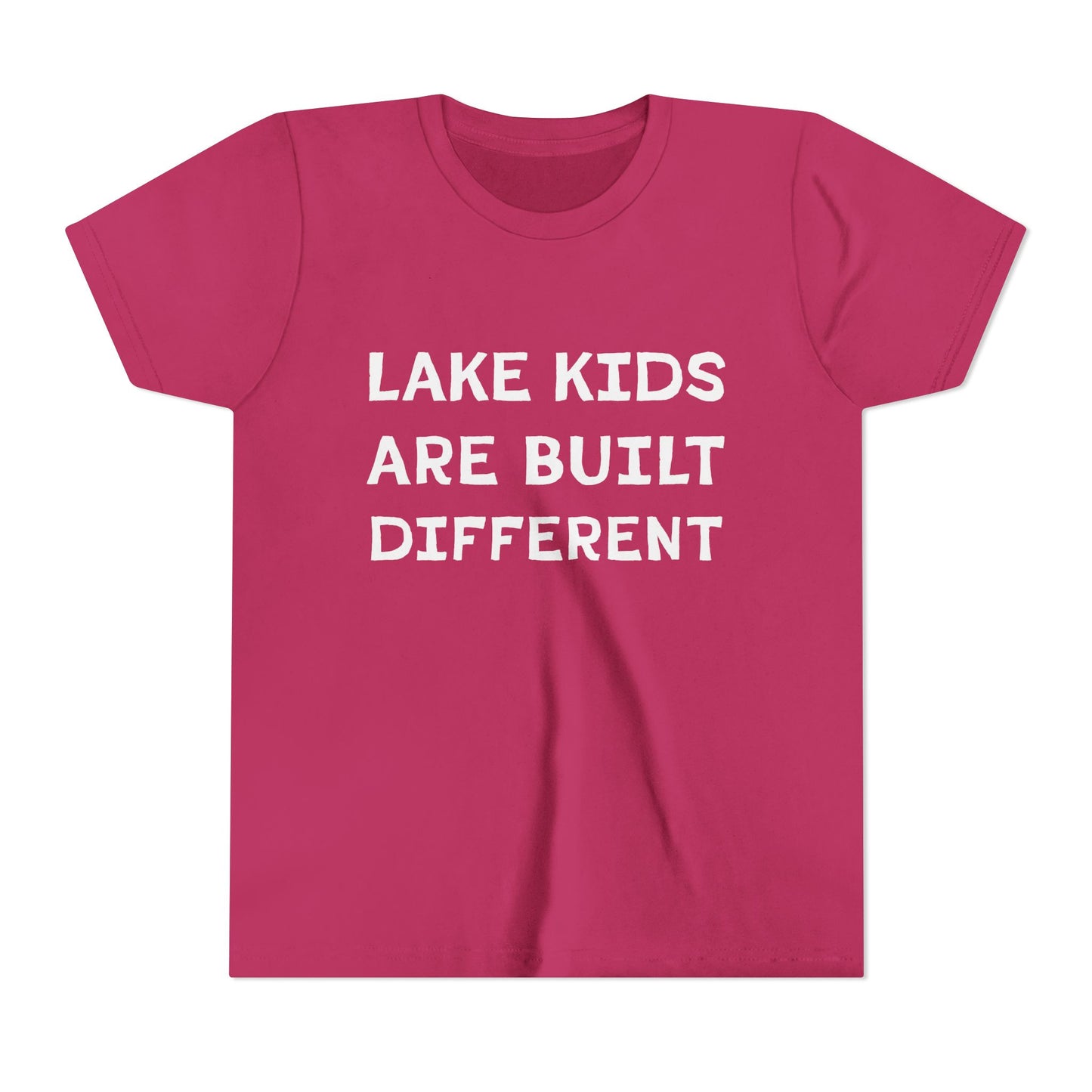 YOUTH Lake Kids Are Built Different Short Sleeve Tee