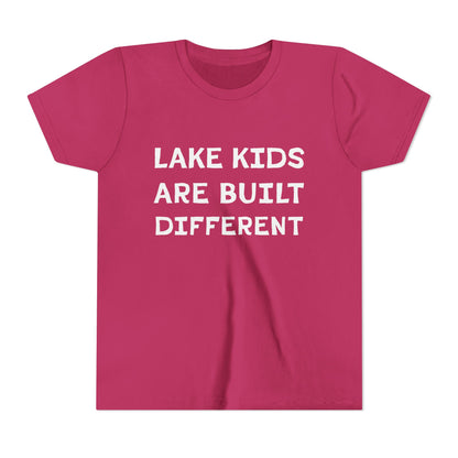 YOUTH Lake Kids Are Built Different Short Sleeve Tee