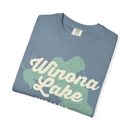 Winona Lake Vintage Map Classic Tee - Unisex