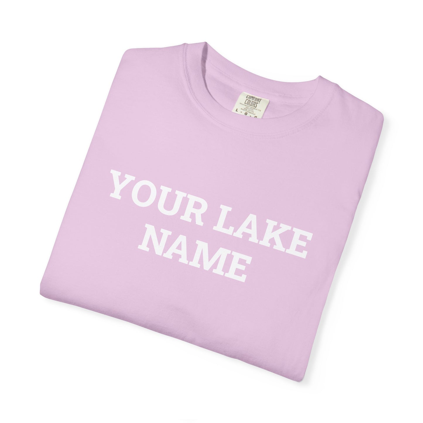 Custom Lake Block Logo Tee