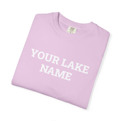 Custom Lake Block Logo Tee