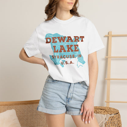 Dewart Lake Map Tee - Unisex