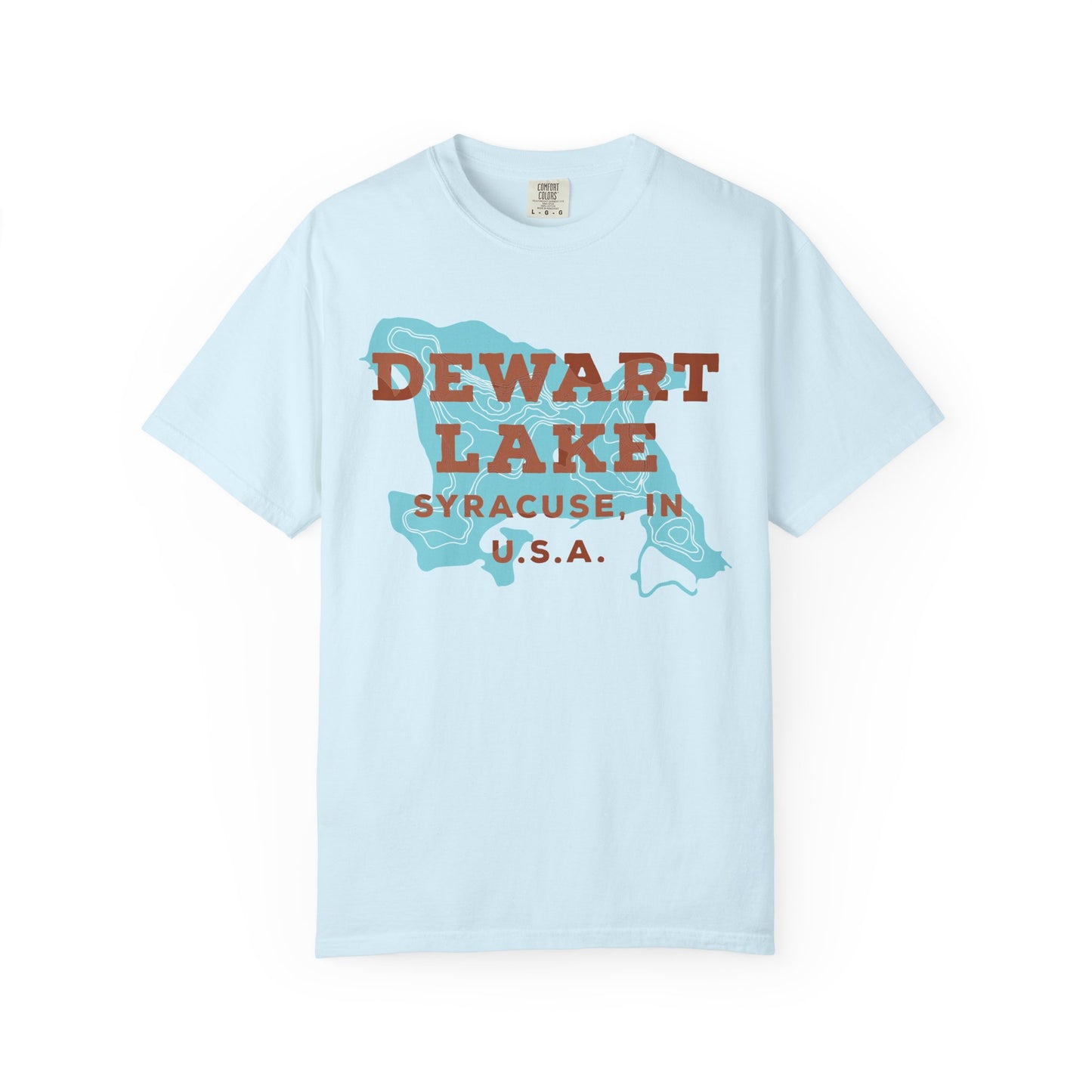 Dewart Lake Map Tee - Unisex