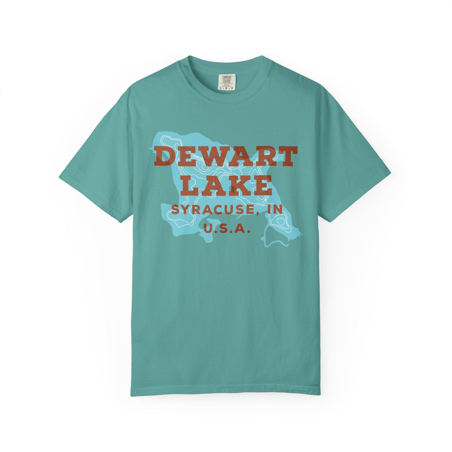 Dewart Lake Map Tee - Unisex