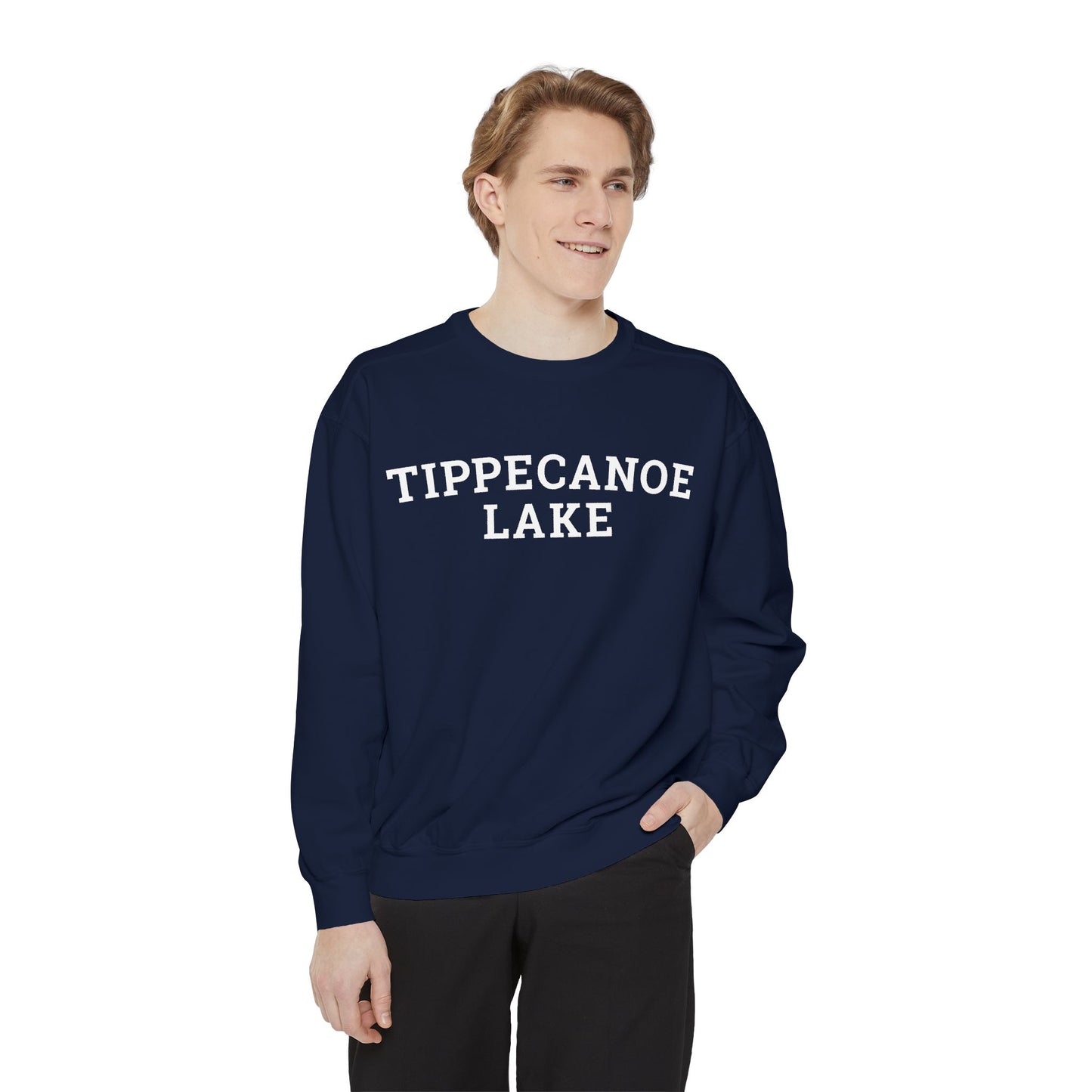 Tippecanoe Lake Block Logo Crewneck Sweatshirt - Unisex