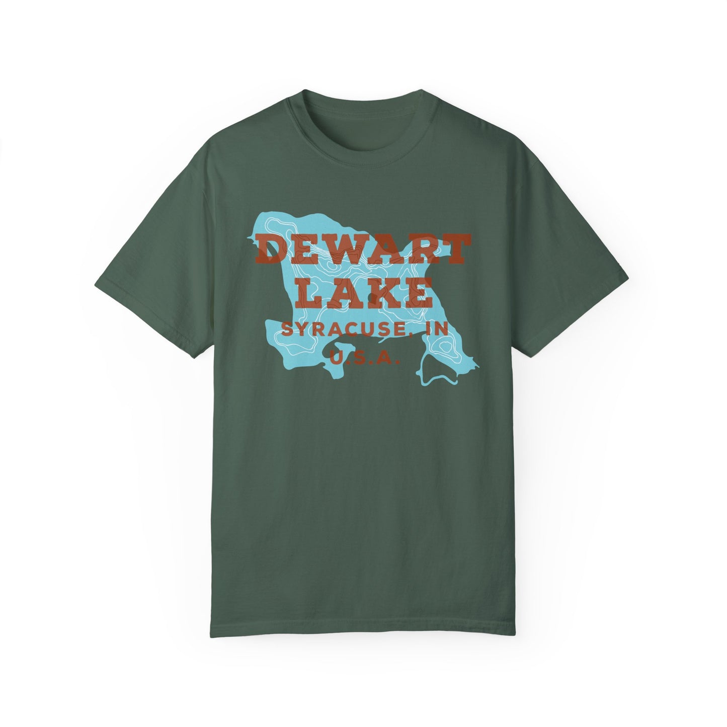 Dewart Lake Map Tee - Unisex