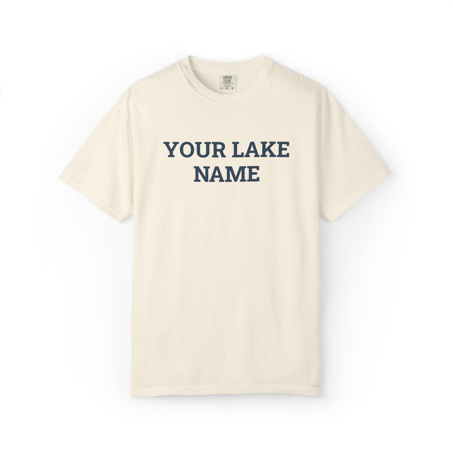 Custom Lake Block Logo Tee