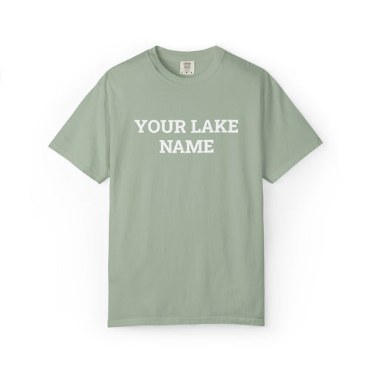 Custom Lake Block Logo Tee