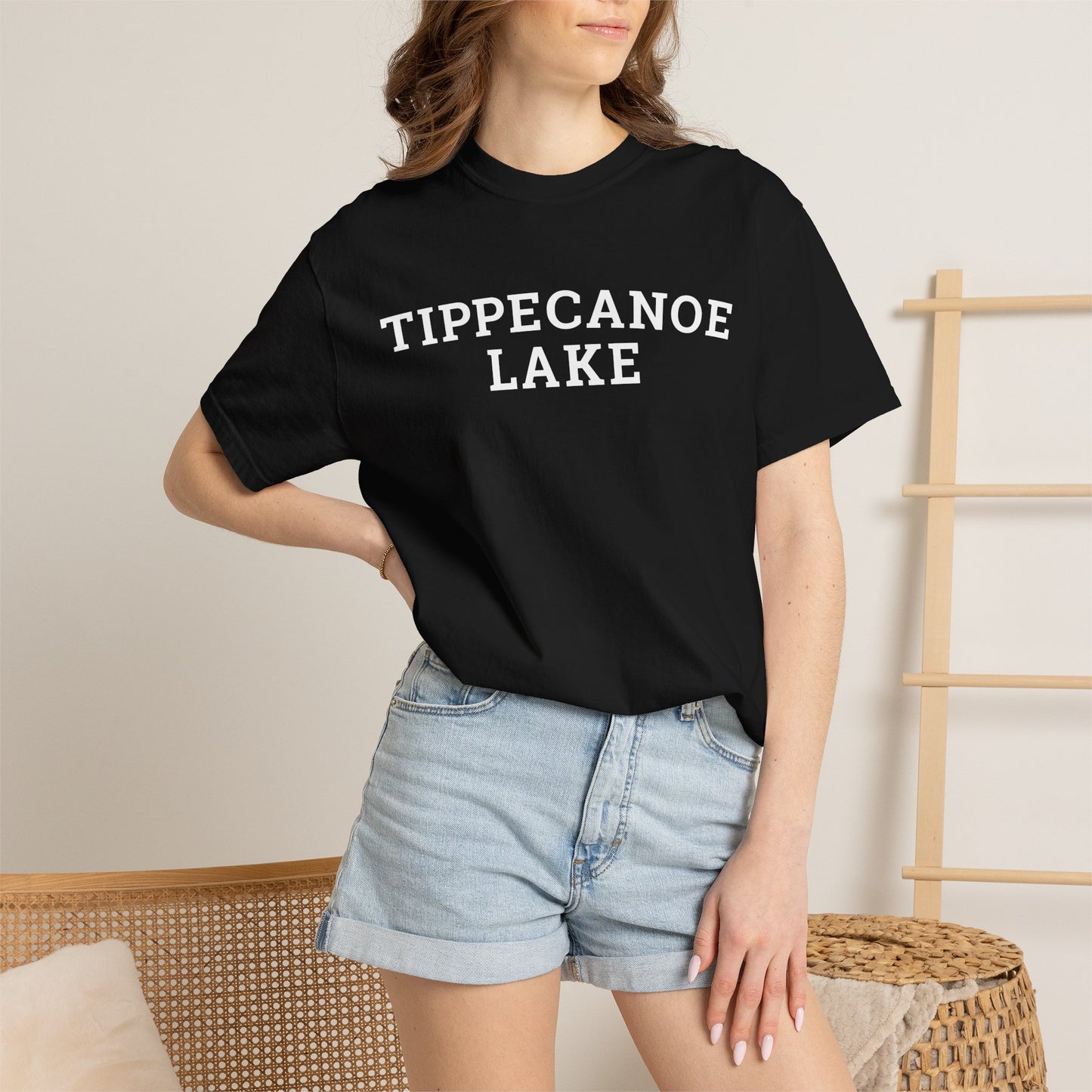 Tippecanoe Lake Block Logo Classic Tee - Unisex