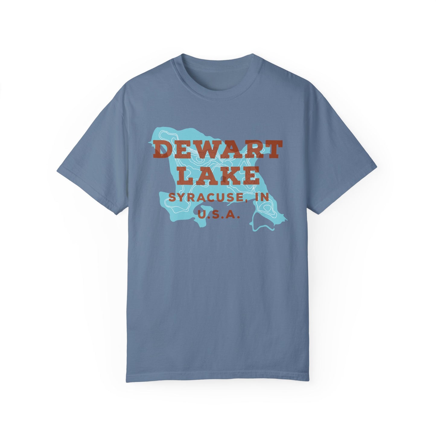 Dewart Lake Map Tee - Unisex