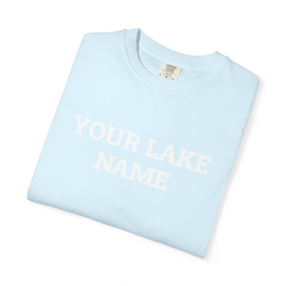 Custom Lake Block Logo Tee