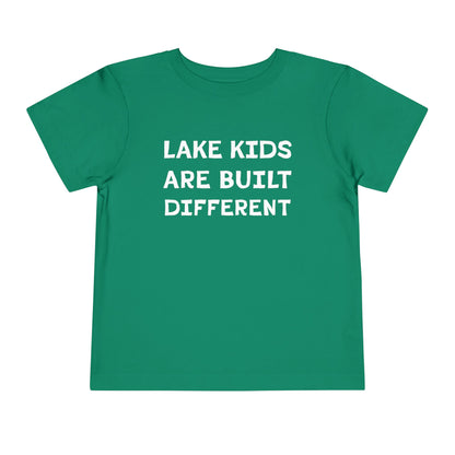 TODDLER Lake Kids Are Built Different Short Sleeve Tee