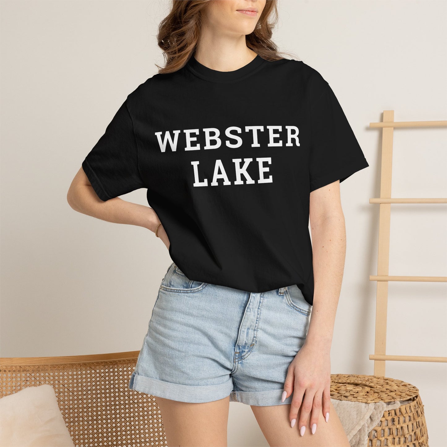 Webster Lake Block Logo Classic Tee - Unisex