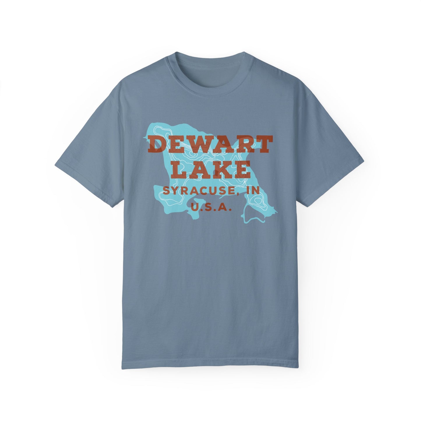 Dewart Lake Map Tee - Unisex