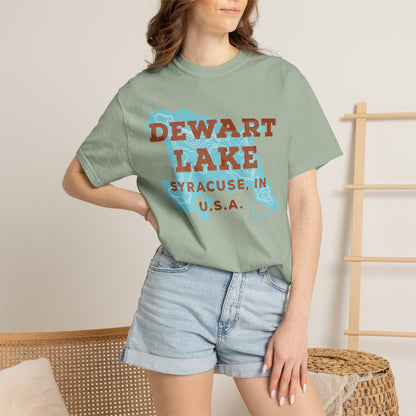 Dewart Lake Map Tee - Unisex