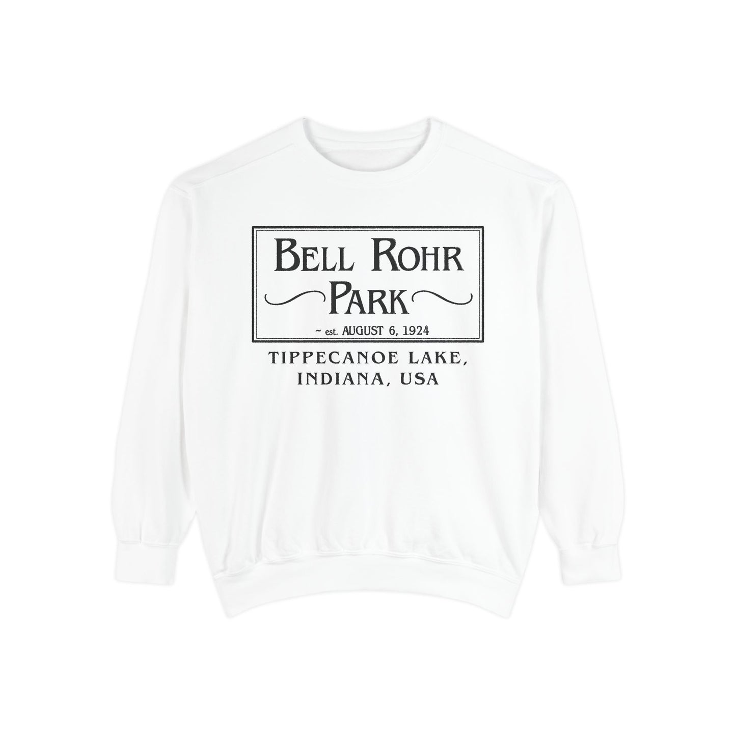 Bell Rohr Park Tippecanoe Lake Crewneck Sweatshirt - Unisex